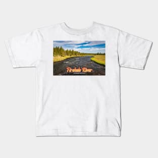 Firehole River Yellowstone Kids T-Shirt